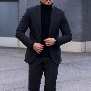 Coofandy Black Sports Coat / Casual Blazer